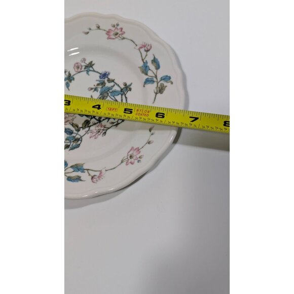 Syracuse China Summerdale Bread Plate Floral Vintage Ceramic Scalloped Edge USA - Picture 3 of 7